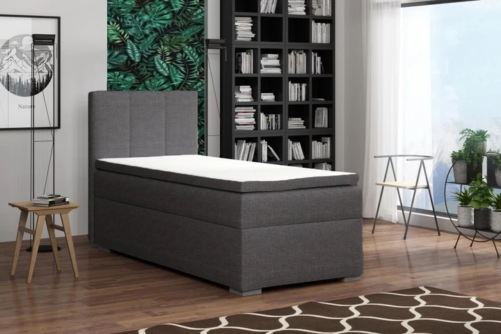 BRUCE boxspring posteľ 90x200 s úložným priestorom