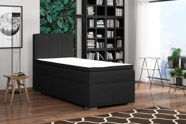 BRUCE boxspring posteľ 100x200 s úložným priestorom