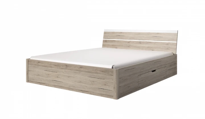 ZUZANA POSTEĽ 180, dekor san remo sv./biela