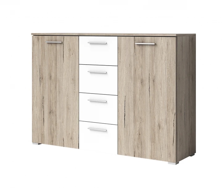 ZUZANA KOMODA, dekor san remo sv./biela