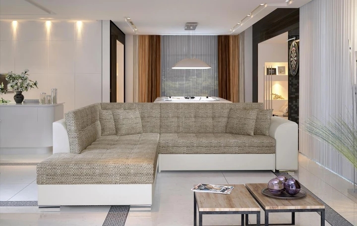 KINGSTON rozkladacia rohová sedacia súprava