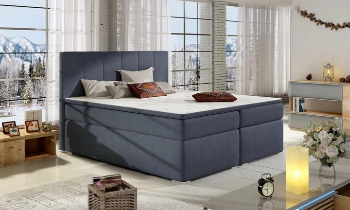 BOLERO 140x200 boxspring posteľ s úložným priestorom