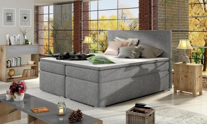 DIVALO 140x200 boxspring posteľ s úložným priestorom