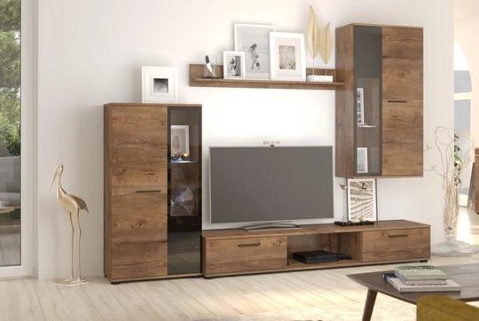 CAROL V obývacia stena, dub lefkas