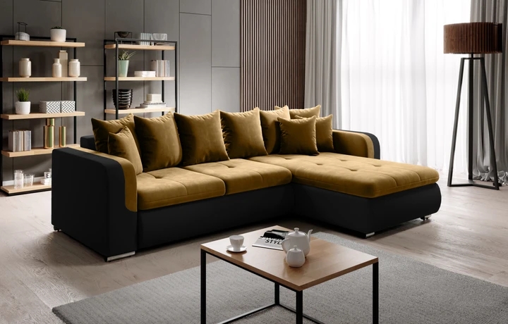 SALMA MINI rozkladacia rohová sedačka