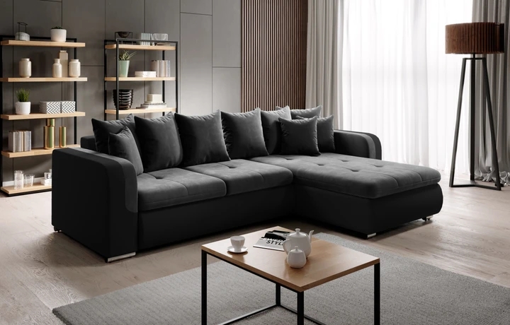 SALMA MINI rozkladacia rohová sedačka