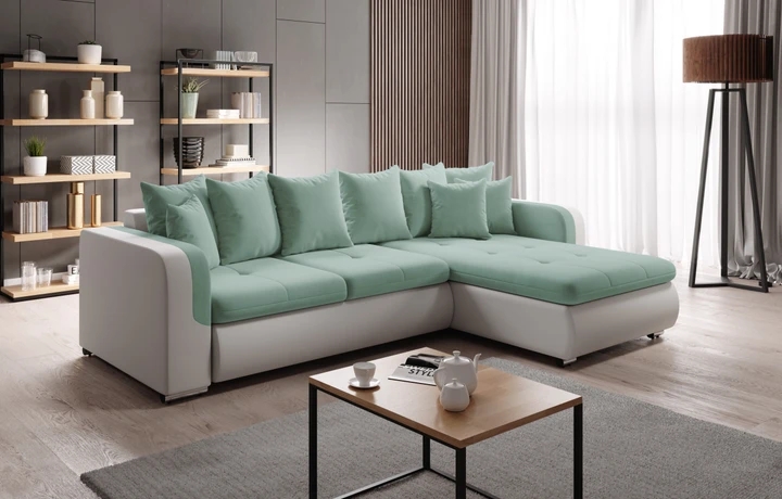 SALMA MINI rozkladacia rohová sedačka