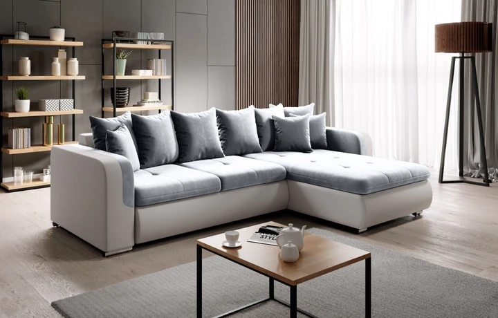 SALMA MINI rozkladacia rohová sedačka