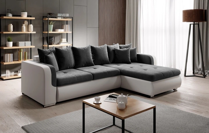 SALMA MINI rozkladacia rohová sedačka