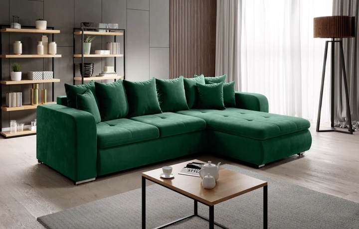 SALMA MINI rozkladacia rohová sedačka