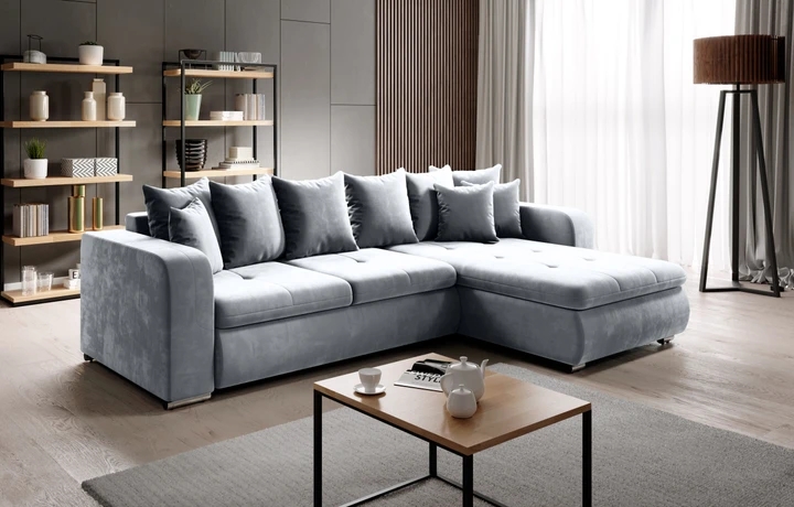 SALMA MINI rozkladacia rohová sedačka