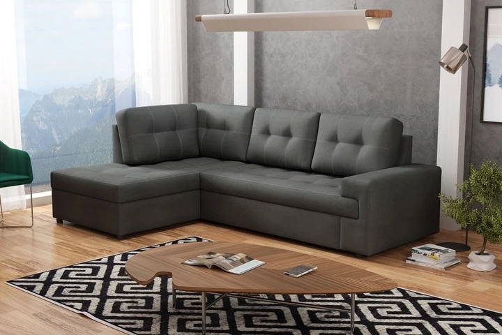 GARCIA rozkladacia rohová sedačka s úložným priestorom