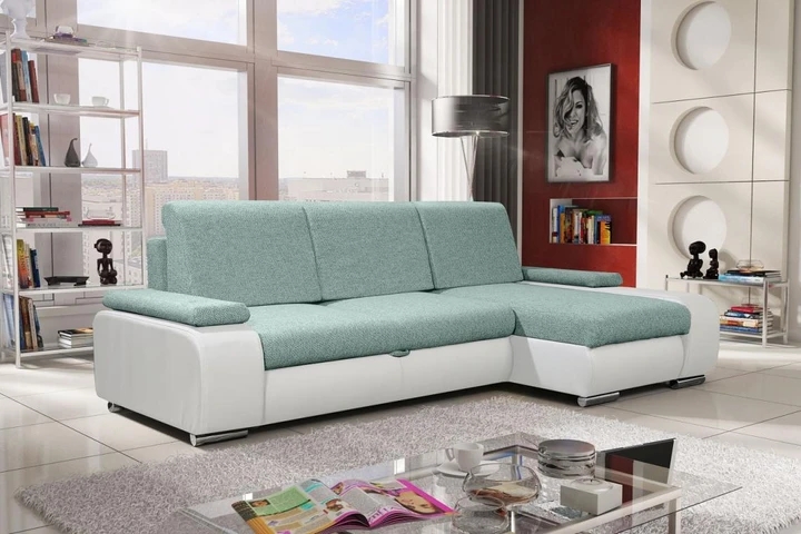 GOGOL rozkladacia rohová sedačka s úložným priestorom