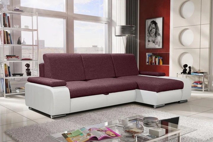 GOGOL rozkladacia rohová sedačka s úložným priestorom