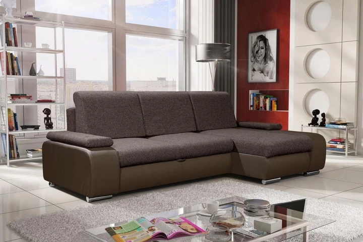 GOGOL rozkladacia rohová sedačka s úložným priestorom