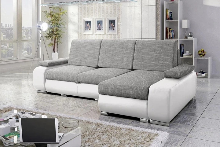 GOGOL rozkladacia rohová sedačka s úložným priestorom