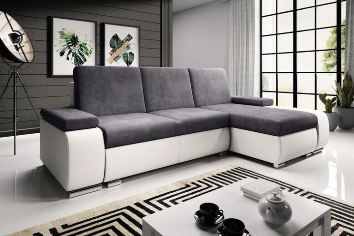 GOGOL rozkladacia rohová sedačka s úložným priestorom