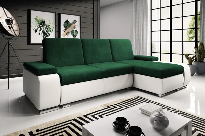 GOGOL rozkladacia rohová sedačka s úložným priestorom