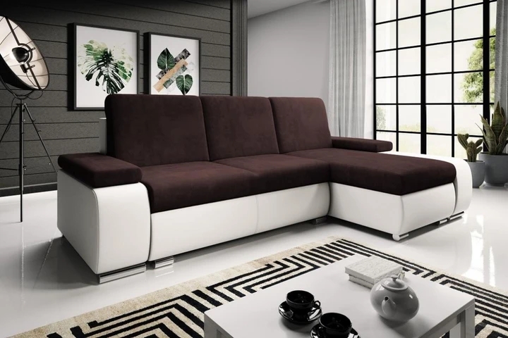 GOGOL rozkladacia rohová sedačka s úložným priestorom