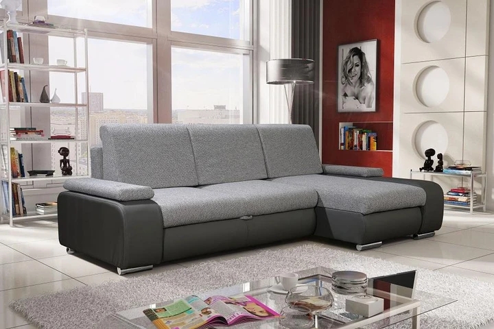GOGOL rozkladacia rohová sedačka s úložným priestorom