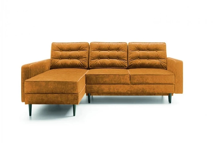 VALENTINO II rozkladacia rohová sedačka v škandinávskom dizajne