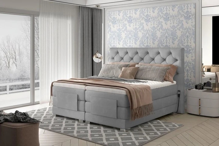 PUNTAS boxspring posteľ 140x200 s elektrickým polohovaním
