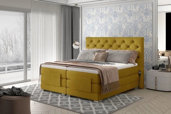PUNTAS boxspring posteľ 140x200 s elektrickým polohovaním