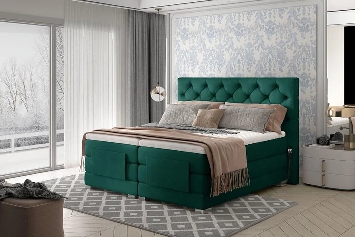 PUNTAS boxspring posteľ 160x200 s elektrickým polohovaním