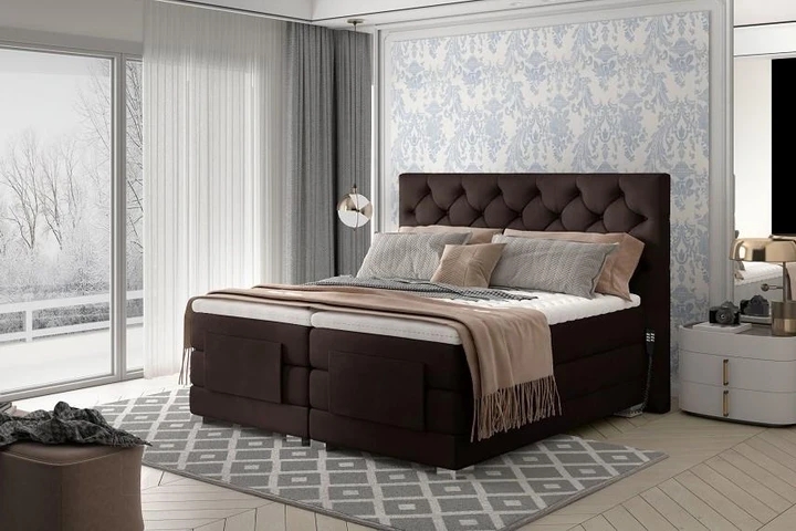 PUNTAS boxspring posteľ 160x200 s elektrickým polohovaním