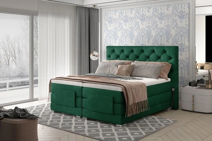 PUNTAS boxspring posteľ 160x200 s elektrickým polohovaním