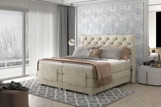 PUNTAS boxspring posteľ 180x200 s elektrickým polohovaním