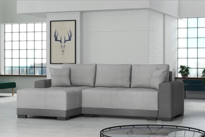 DENTON rozkladacia rohová sedačka s úložným priestorom