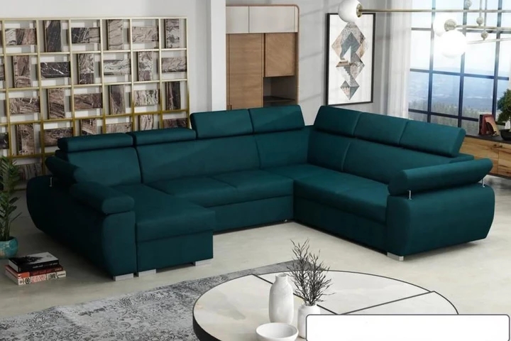 SEATTLE 6 rozkladacia sedacia súprava do U s polohovacími opierkami