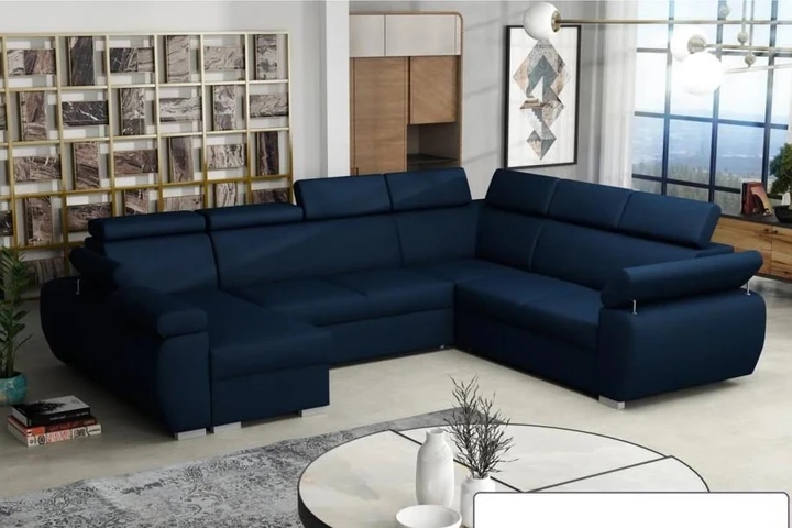 SEATTLE 6 rozkladacia sedacia súprava do U s polohovacími opierkami