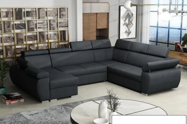 SEATTLE 6 rozkladacia sedacia súprava do U s polohovacími opierkami