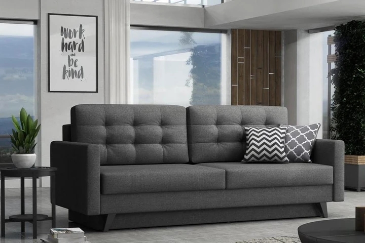 MALORCA rozkladacia pohovka s úložným priestorom v škandinávskom štýle