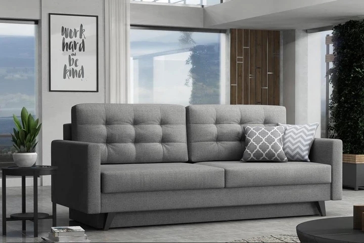 MALORCA rozkladacia pohovka s úložným priestorom v škandinávskom štýle