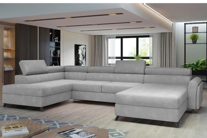 ERIK rozkladacia sedacia súprava v tvare U s úložným priestorom