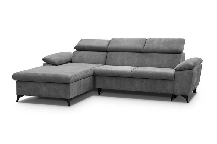 FAREL rozkladacia rohová sedacia súprava s polohovacími záhlavníky