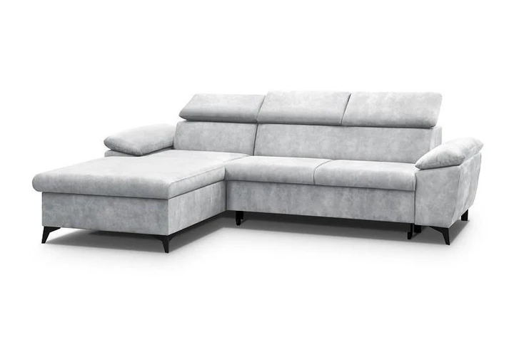 FAREL rozkladacia rohová sedacia súprava s polohovacími záhlavníky