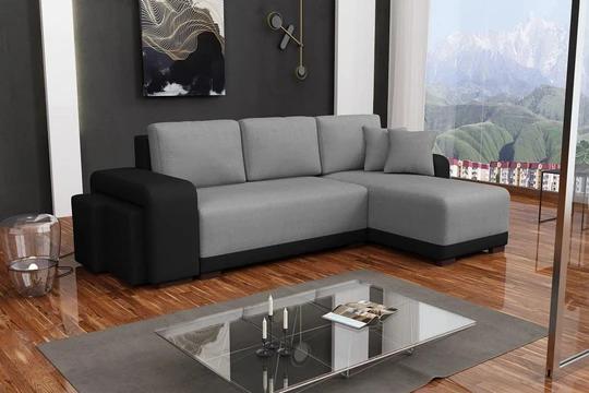 FALCONE rozkladacia rohová sedačka s úložným priestorom