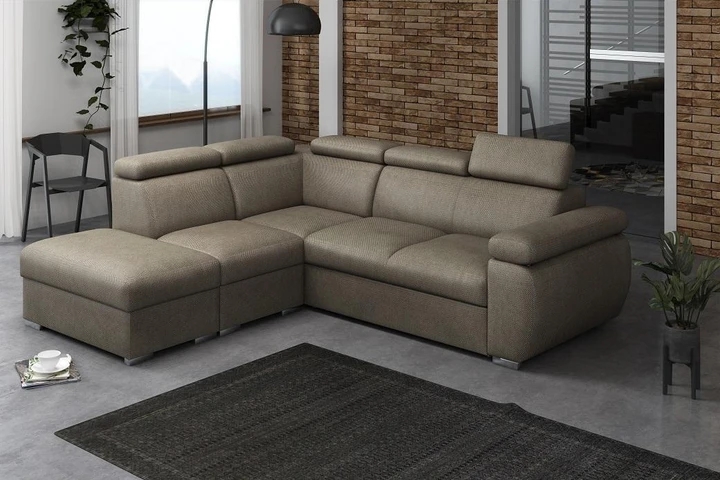 SEATTLE 10 rozkladacia sedacia súprava s taburetom a polohovacími opierkami