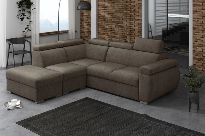 SEATTLE 10 rozkladacia sedacia súprava s taburetom a polohovacími opierkami