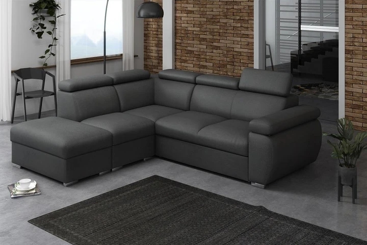 SEATTLE 10 rozkladacia sedacia súprava s taburetom a polohovacími opierkami