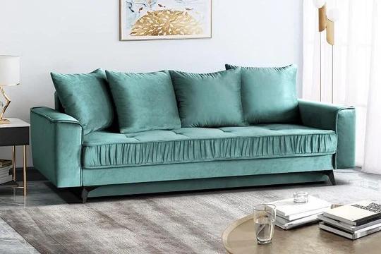 TARENT retro rozkladacia pohovka s úložným priestorom