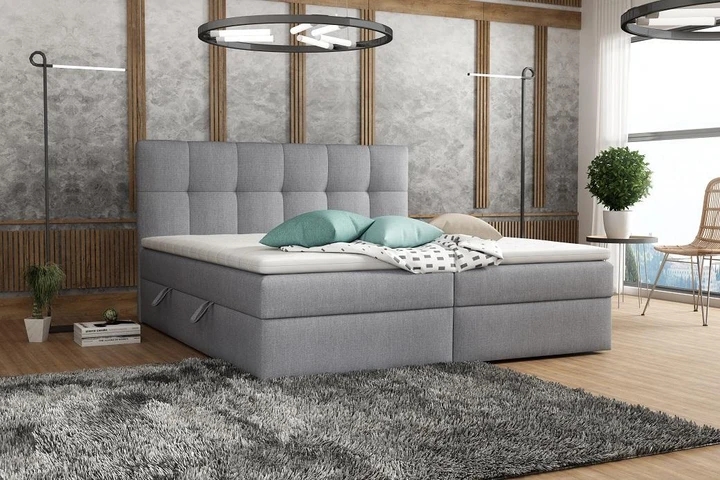 TERMI kontinentálna posteľ boxspring 200x200 s úložným priestorom