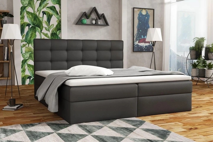 APIRO kontinentálna posteľ boxspring 200x200 s úložným priestorom