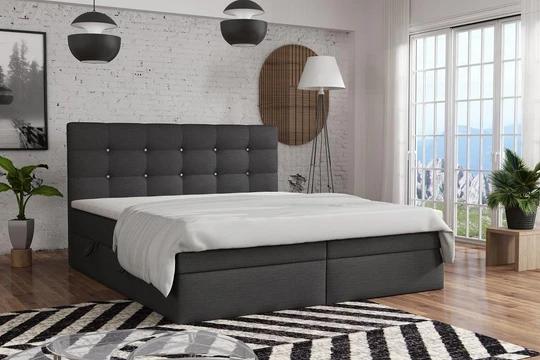 FERNO kontinentálna posteľ boxspring 140x200 s úložným priestorom