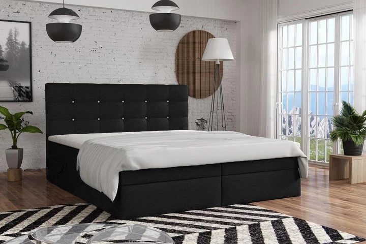FERNO kontinentálna posteľ boxspring 200x200 s úložným priestorom