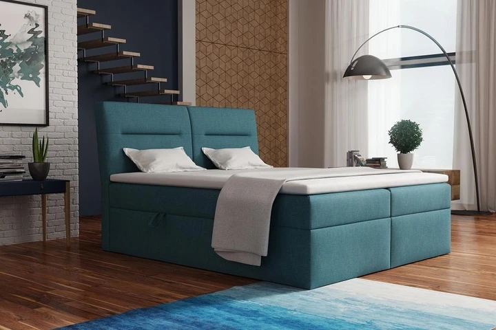 CASINO kontinentálna posteľ boxspring 140x200 s úložným priestorom